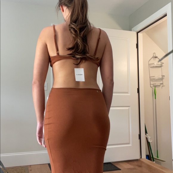 Forever 21 brown midi vacation dress - Picture 5 of 5